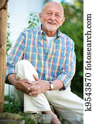 Portrait of senior man