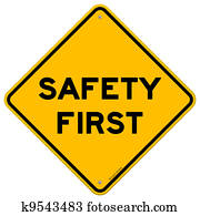 segurança primeiro, símbolo