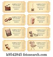 Vintage Movie Ticket Vintage Movie Ticket