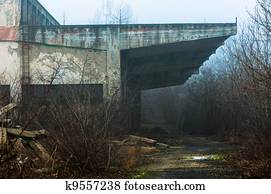 Industrial building exterior