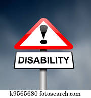 Clipart of Disabilities - Disabled Person in Wheelchair and One wth ...