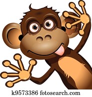 engraçado, macaco
