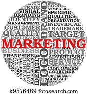 marketing, conceito, em, palavra, tag, nuvem