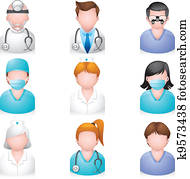 אנשים, איקונים, -, רפואי