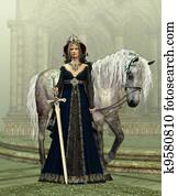 גברת, של, הטירה