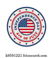 4th of July stamp 4th of July stamp