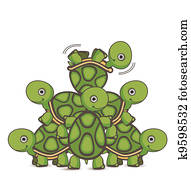 gemeinschaftsarbeit, schildkröte