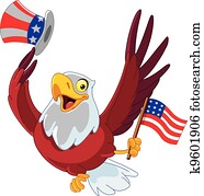 amerikanisch, patriotisch, adler amerikanisch, patriotisch, adler