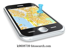 Navigation via Smart phone. Navigation via Smart phone.