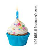 Birthday cupcake