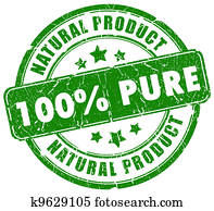 100 pure natural stamp 100 pure natural stamp