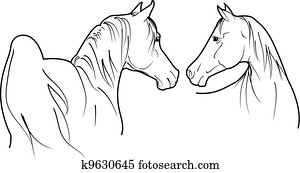 horses vector horses vector