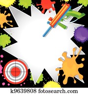Paintball Birthday Invitation Paintball Birthday Invitation