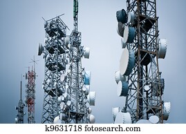 telecommunications towers