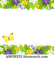 קיץ, פרחים, גבולות