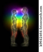 Couple profile energy body - aura Couple profile energy body - aura