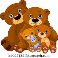 Bear family Bear family