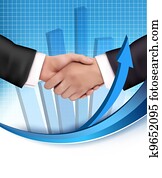 Handshake between business people Handshake between business people