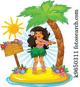 hula girl