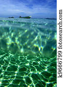 Boats in a warm tropical destination