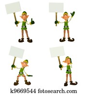 Christmas Elf with Signs Pack Christmas Elf with Signs Pack
