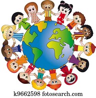 mundo, de, crianças