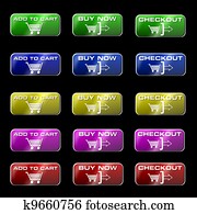 Online Shopping Buttons