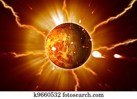 Red Planet Sun Flares Storm Red Planet Sun Flares Storm