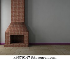 Room with fireplace Room with fireplace