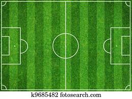 Soccer green field Soccer green field