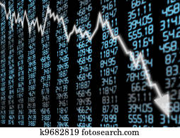 Stock Market Down Stock Market Down