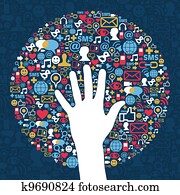 社會, 媒介, 网絡, 事務