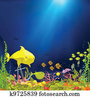 Ocean Underwater Cartoon Ocean Underwater Cartoon