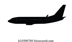 飛行機 シルエット イラスト K Fotosearch