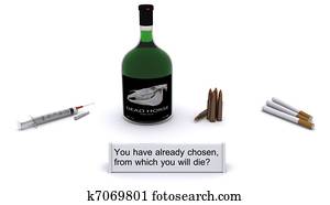 アルコール そして タバコ イラスト K Fotosearch