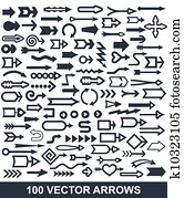 100 vector arrows 100 vector arrows