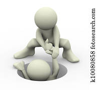 3d helping hand 3d helping hand