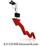 3d man business man holding a binocular searching for opportunities 3d man business man holding a binocular searching for opportunities