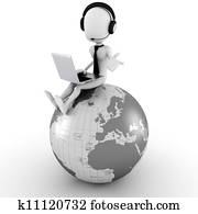 3d man online call center 3d man online call center