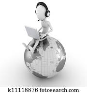 3d man online call center 3d man online call center