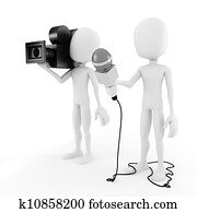 3d man reporter - interview 3d man reporter - interview