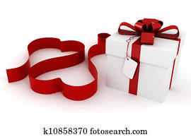 3d red valentine heart ribbon 3d red valentine heart ribbon