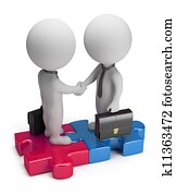 3d small people - deal 3d small people - deal