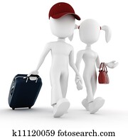 3d, איש, traveler,, ב, חופש