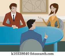 A business meeting A business meeting