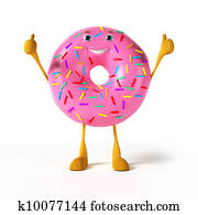 A donut character A donut character