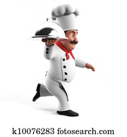 A kitchen chef A kitchen chef