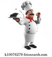 A kitchen chef A kitchen chef