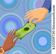 a, בן אדם, להלווות, אחר, כמה, כסף