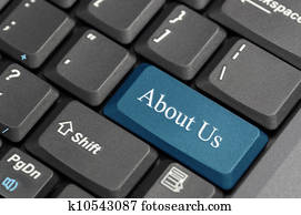 About us on keyboard About us on keyboard